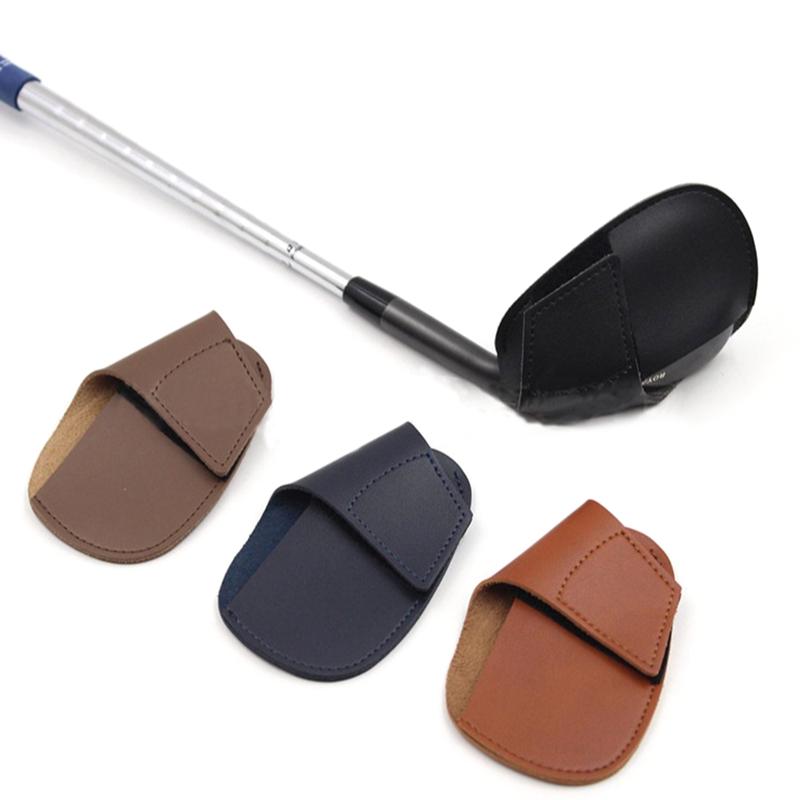 Putter Mallet Blade - 1 Stück Universeller Golf-Putter-Kopfschutz aus PU-Leder,