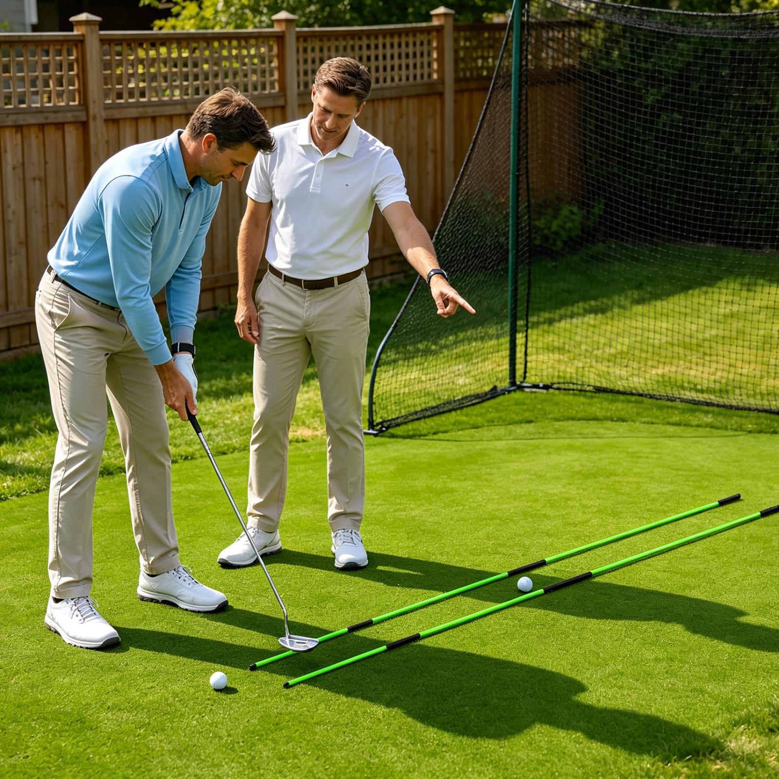 Golf Equipment Beginners - Golf Swing Plane Trainer, tragbare Trainingsgeräte
