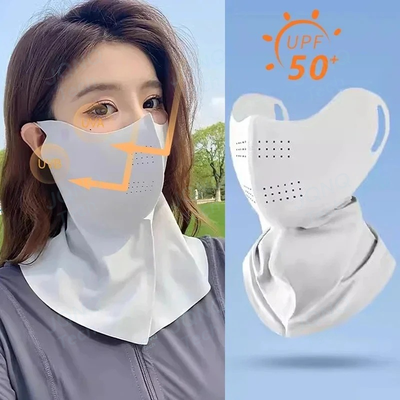 Golf Equipment Women - UV-Schutz Sommer Halstuch Eisseide Gesichtsmaske Outdoor