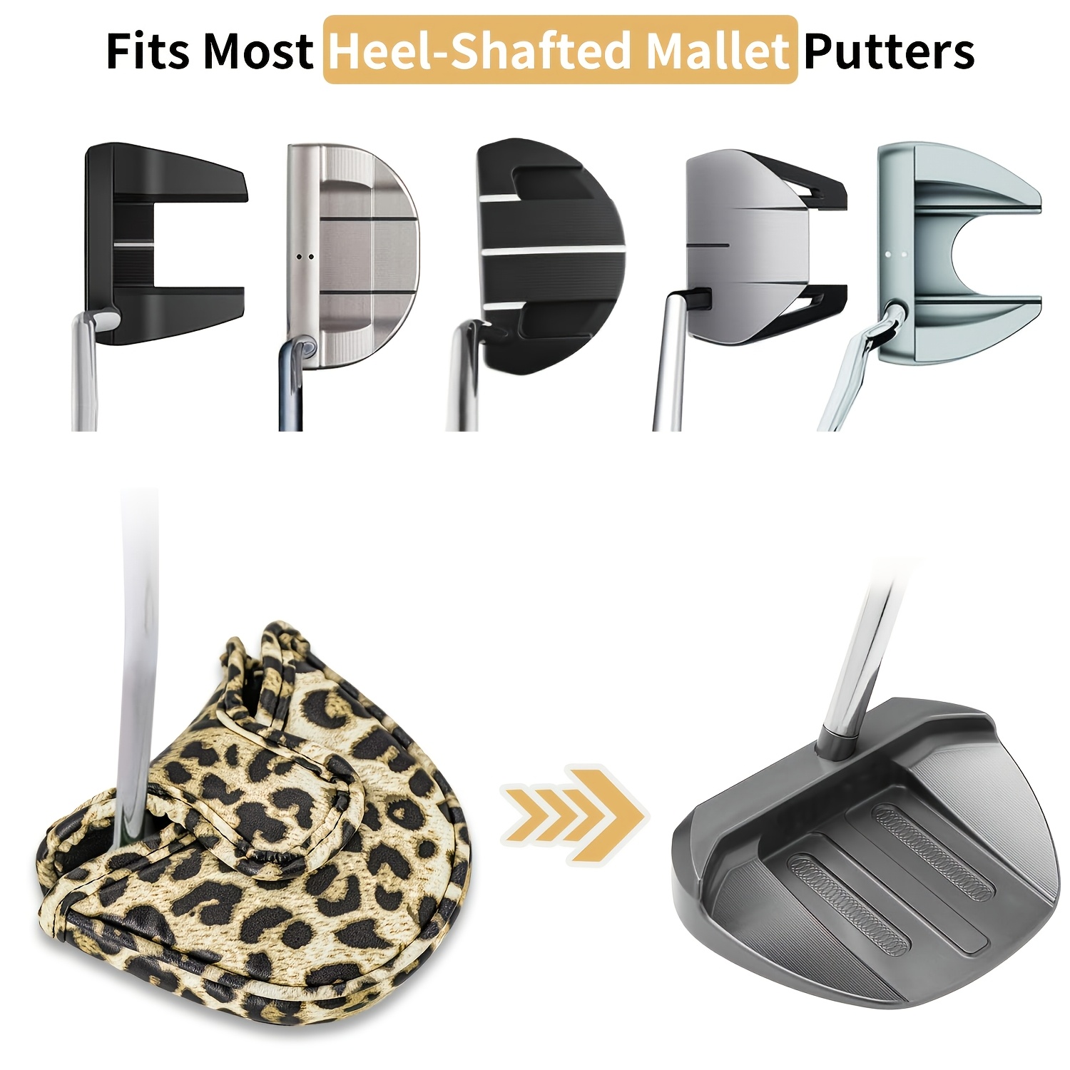 1 Stück Golf-Putter-Schutzhüll – Putter Mallet Blade Bewertung und Preis